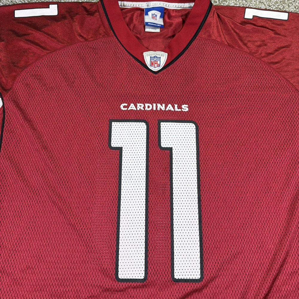 Reebok Larry Fitzgerald Jersey Signed XL Classic Excellent Condition - Picture 3 of 9